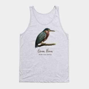 Green Heron - The Bird Lover Collection Tank Top